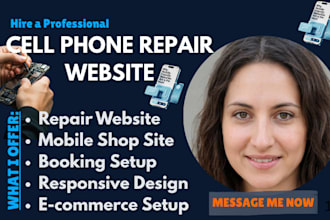 design cell phone repair website