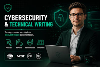 write cyber security reports, documentation and technical content for your brand