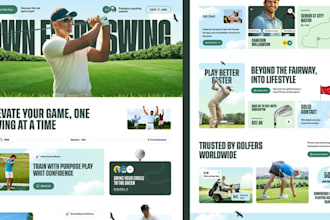 design soccer academy website, tennis club coaching, sports figma or wordpress