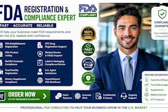 provide fda compliance, 510k, and regulatory consulting