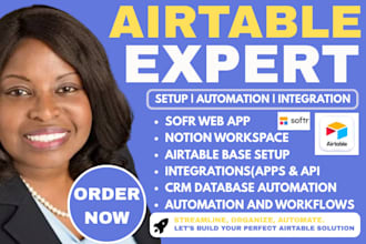 setup airtable CRM automation airtable base softr zapier