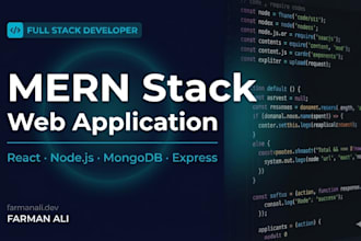 build your mern stack web application and rest API