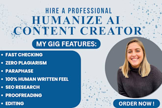 proofread, edit, rewrite and humanize your ai generated content