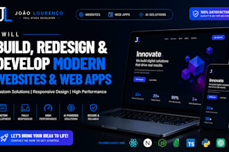 build custom website develop web app development redesign ai website design web