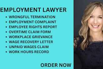 assist with wrongful dismissal, overtime disputes and workplace rights matters