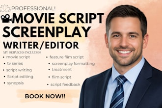 do movie script, screenplay, screenwriting, movie script writing, scriptwriter