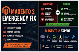 urgent magento 2 bugs, checkout, payment or server issues
