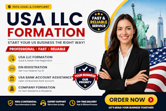 llc formation ein application business setup in the USA company formation