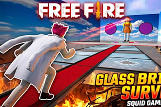 design amazing free fire and gaming thumbnails
