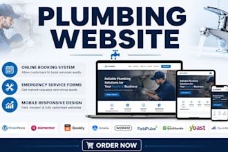 build plumber webiste workiz fieldpulsedivi bookly amelia quickbooks yoast rank