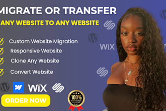migrate weebly to wix, squarespace to wix, wordpress to wix website