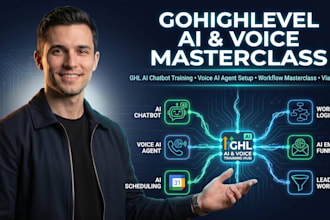 teach you gohighlevel ai chatbot go high level voice ai agent chat bot workflow