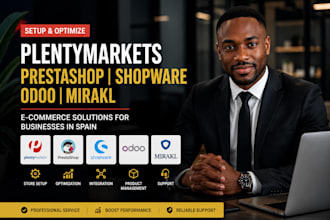 setup and optimize plentymarkets prestashop shopware odoo ecommerce store