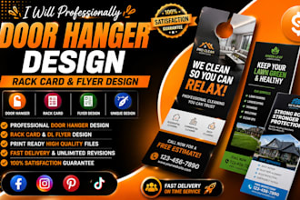design professional postcard, eddm mailer, rack card and door hanger