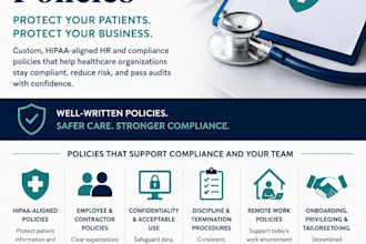 write HR compliance policies for healthcare, construction, or tech startups