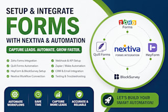 setup zoho forms quill forms heyform blocksurvey nextiva forms integration