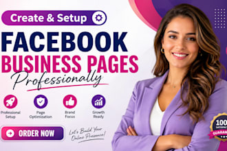 create and setup facebook business page