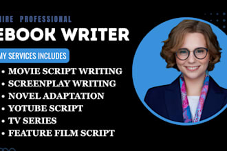 do movie script writing, screenplay, screenwriting, novel adaptation