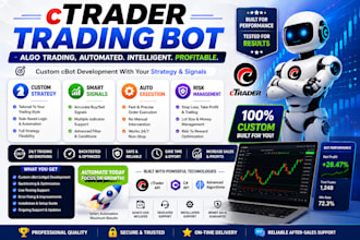 build ctrader trading bot cbot algo with custom automation strategy and signals