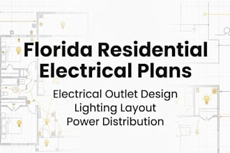 design florida residential electrical plans, lighting home outlets, power layout