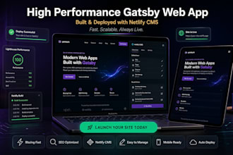 build and deploy a high performance gatsby web app with netlify cms