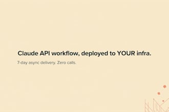 build a production claude API workflow for your saas in 7 days