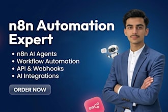be your n8n developer for ai automation and lead generation