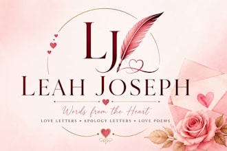 create love letter, apology letter and thank you letter
