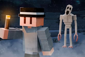 minecrfat horror thumbnail by mourinix