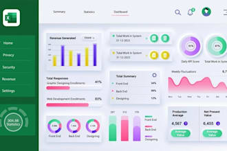 design a dynamic dashboard in google sheets  and excel