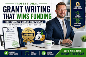 provide professional grant writing services and write grant proposals