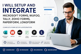 setup microsoft forms wufoo tally zoho forms paperform longform integration