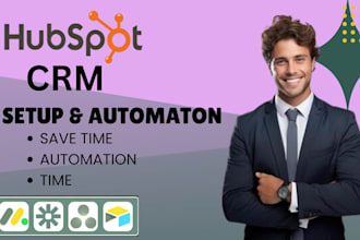 setup hubspot CRM automation workflows and sales funnels