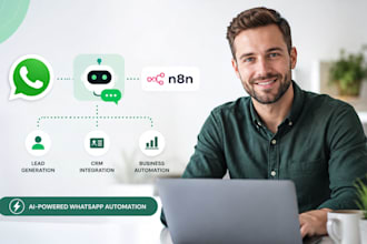 create n8n whatsapp ai agent for lead generation and business automation