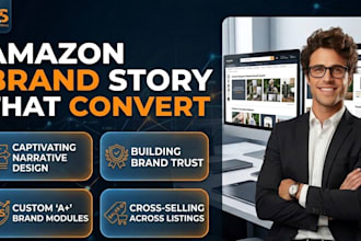 create a captivating amazon brand story that builds trust