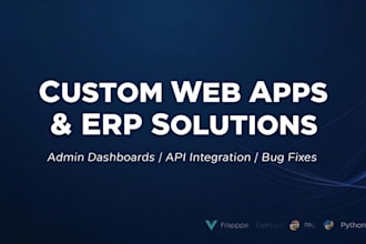 build and customize frappe and erpnext solutions