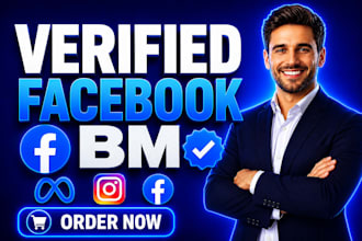 verified facebook bm, verified fb business manager and ad account