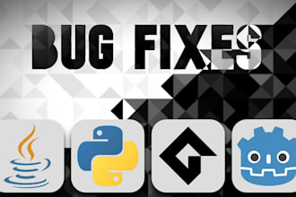 find and fix bugs in your python, java, gml or gdscript code