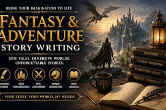 write an epic fantasy story, novella, or fantasy worldbuilding