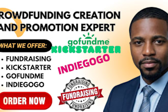 do promotion for kickstarter indiegogo gofundme whydonate wefunder campaign