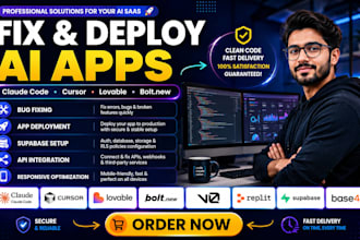 fix, deploy claude code, cursor, lovable, bolt new, v0, replit, supabase, base44