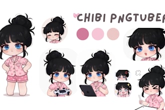 draw a custom chibi pngtuber for you