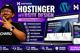 hostinger website design hostinger redesign wordpress website ecommerce website