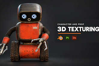 create realistic 3d character and prop textures