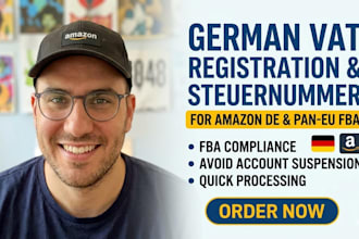 do your german vat registration and steuernummer for amazon de, pan eu fba