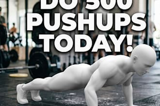 teach you to do 500 pushups today
