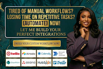 setup power automate workflows twilio airtable calendly sharepoint automation