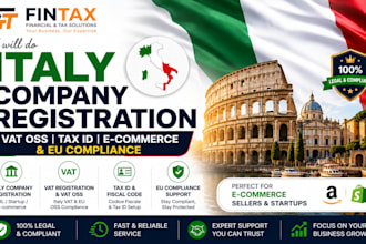 handle italy company registration  vat oss tax id and eu compliance