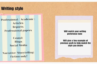 revise any fiction stories to help strengthen your words