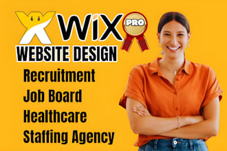create wix recruitment website wix job board website wix healthcare staffing